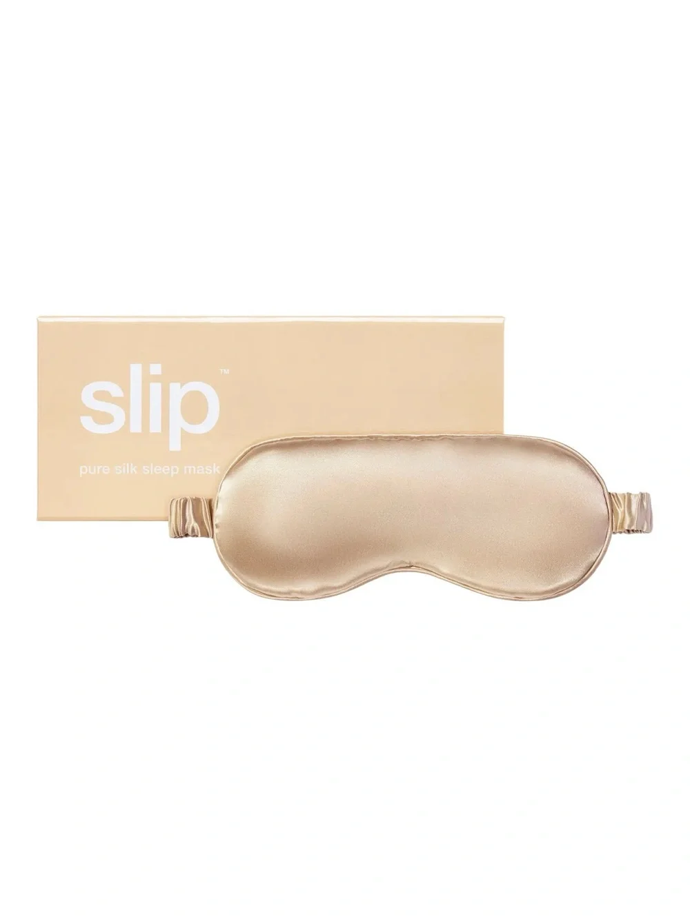 NWT Slip Pure Silk Sleep Mask Sealed In Box - Caramel